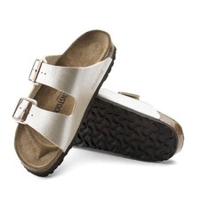 Birkenstock | Arizona Pearl White Calzata Stretta