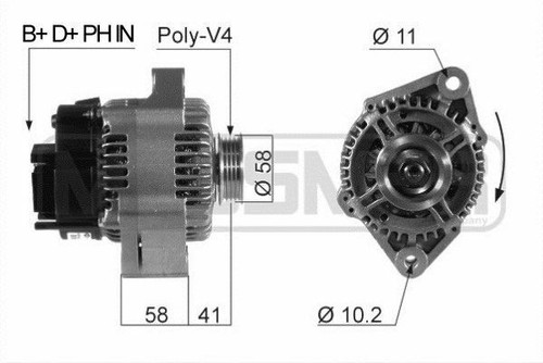 Alternatore smart 600 700 - alternatore,