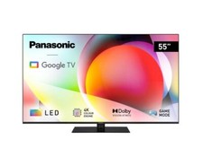 Panasonic Smart TV 55" 4K Ultra HD LCD Google TV Classe E Wi-Fi Nero TN-55W70AEZ