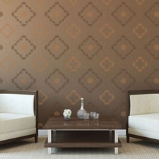 Stencil geometrico Cheyenne per pareti - Stencil all-over Decorazioni per...