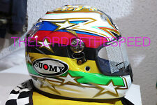 F1 MEMORABILIA MOTOGP BIAGGI XS SUOMY HELMET MAX BIAGGI APRILIA RSV4 BIAGGI 2012