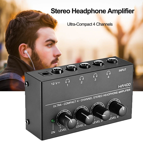 Amplificatore cuffie canali - 4,