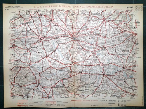 Carta geografica stradale