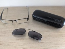 Occhiali da vista Freudenhaus Titanium 52-17 135 Hamilton grigio Monaco Germania 