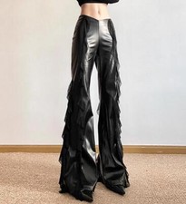 Pantalone donna moto nero