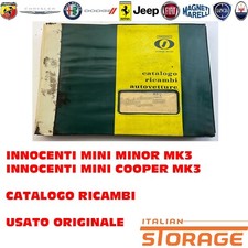 INNOCENTI MINI MINOR COOPER MK3 CATALOGO RICAMBI USATO ORIGINALE