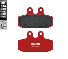 Pastiglie freno anteriori Trial Galfer FD074G1805 semi-metalliche da 7mm