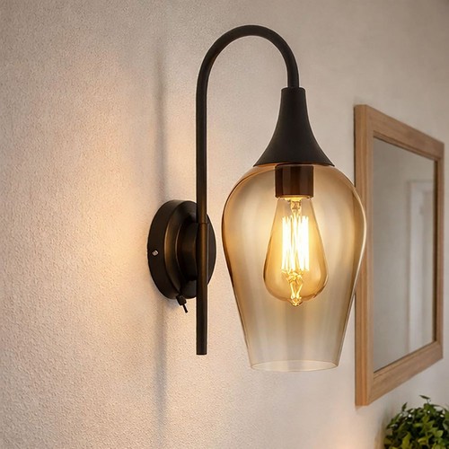 Lampada parete nera in - parete,