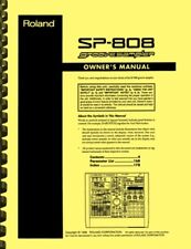 Roland SP-808 Groove Sampler Sequencer MANUALE DEL PROPRIETARIO