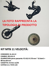 Gruppo completo monocorona bici MTB IMPORTAZIONE 1 X 11 FBC