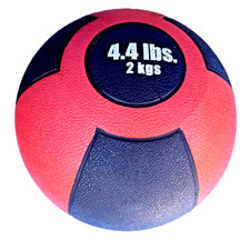 Medicine Ball 4,4 libbre Champion 8" nero/rosso 1266290 reattore in gomma