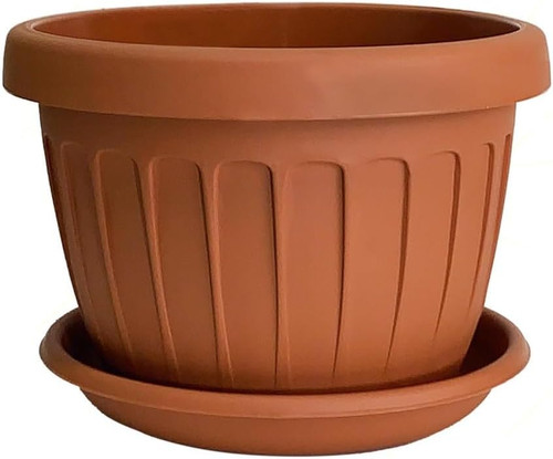 Vaso terra tondo - terra, per