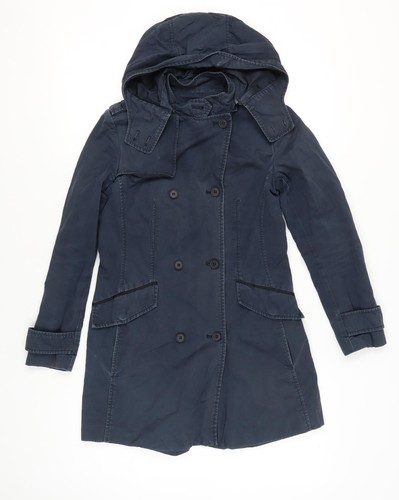 Trench cappotto donna zara blu - cappotto,