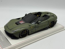 1/18 Davis & Giovanni Ferrari F12 TRS Verde Militare In Pelle 30 Pz BO183