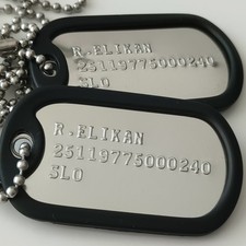 SET TARGHETTE CANE MILITARI
