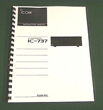 Icom IC-737 Manuale di