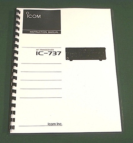 Icom 737 manuale di - manuale,