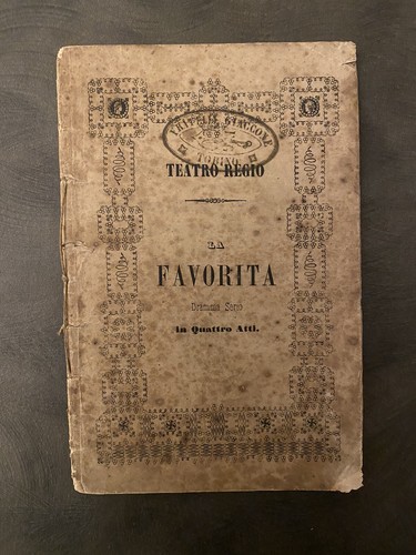 Antico libretto favorita - antico, la