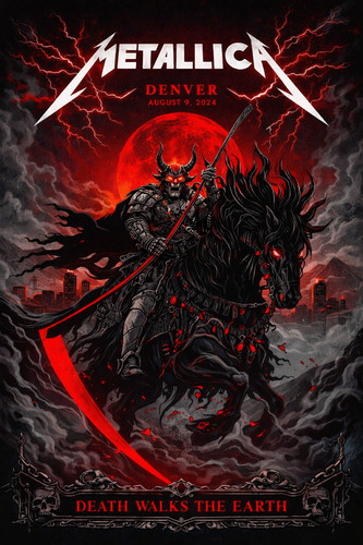 Poster metallica death - metallica:,