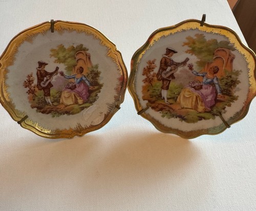 Coppia mini piatti - , limoges