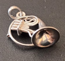 Ciondolo (Charm)  UNOAERRE argento 925 forma CORNO INGLESE