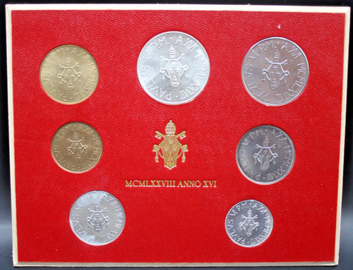 Vaticano monete 1978 - vaticano, serie