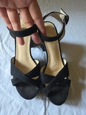 Sandali vera pelle scamosciata