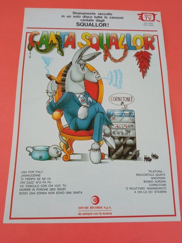 Pubblicita 1986 canta - canta, squallor