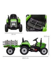 HOMCOM Trattore Elettrico