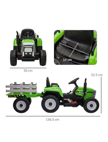 Homcom trattore elettrico - homcom,