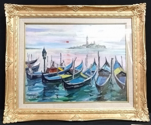 Quadro olio yukio otaki - quadro,
