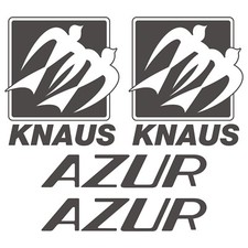2 x Knaus Old AZUR adesivi