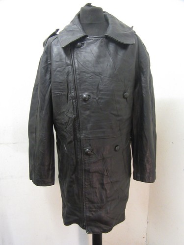 Giacca trench pelle polizia - trench,