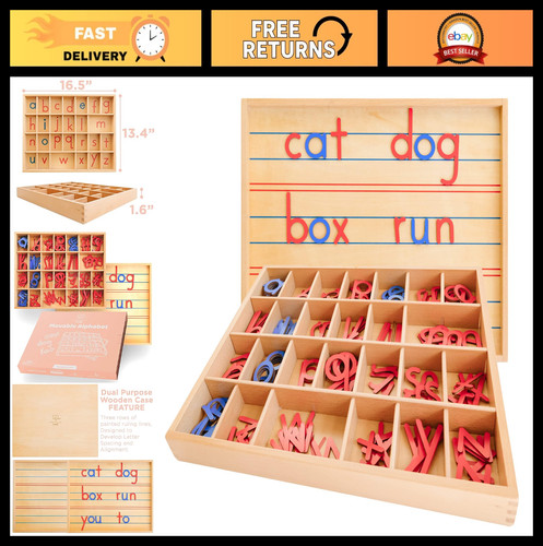 Montessori wooden moveable - wooden,
