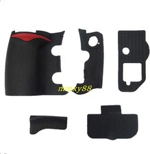 5 pezzi impugnatura corpo anteriore posteriore lato inferiore USB riparazione unità gomma per Nikon D300S