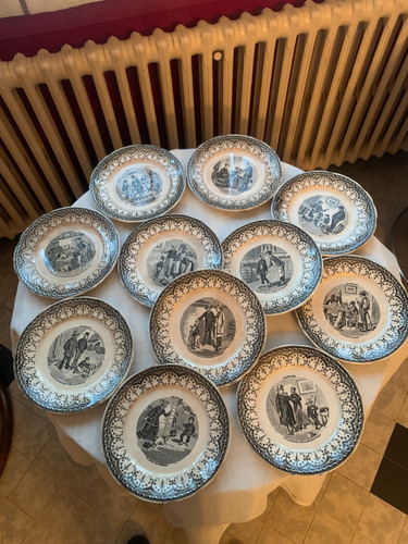 Anciennes assiettes - anciennes,