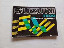 Suzuki T 500 1973 manuale uso
