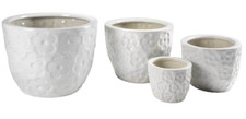 4 VASI CACHEPOT CERAMICA