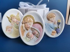 Bomboniere comunione Battesimo cresima sacra famiglia nascita ceramica Angeli