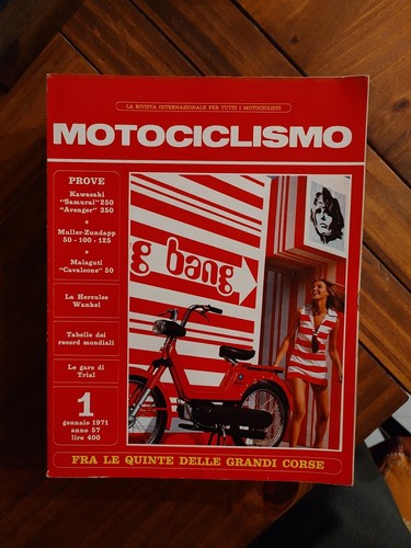 Motociclismo anno 1971 - 1971, annata