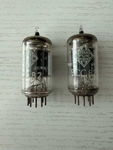 Ecc82 telefunken matched pair - ecc82,