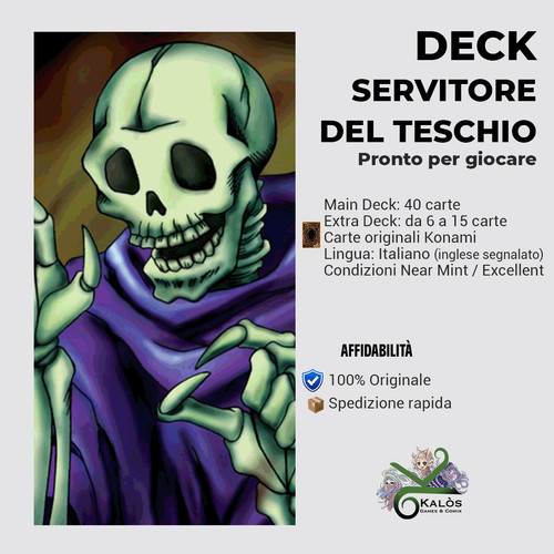 Yugioh mazzo deck - yugioh!, servitore