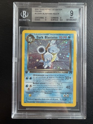 Dark blastoise bgs 9 team - bgs,