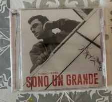TIZIANO FERRO - SONO UN GRANDE - CD rosso con poster AUTOGRAFATO- Sigillato