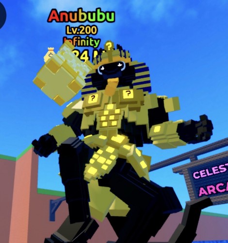 Infinity anububu lvl - infinity,