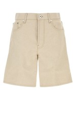 BURBERRY Sand Cotton Bermuda