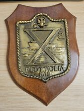 CREST Xa DECIMA FLOTTIGLIA MAS STAMPATRICE ARTIGIANA ITALY CM 18 X 25