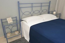 Testata letto matrimoniale in ferro battuto Marianne carta da zucchero