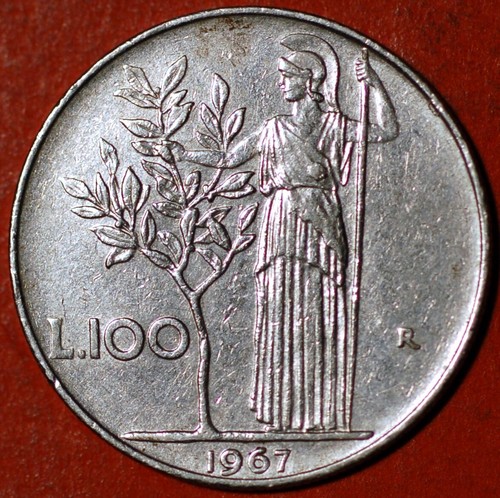 Italy 1967 100 lire - 1967, 96.1