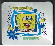 SPONGEBOB - SCHWAMMKOPF - SCATOLA METALLICA VUOTA DA COLLEZIONE -  21,2 X 18 X 2